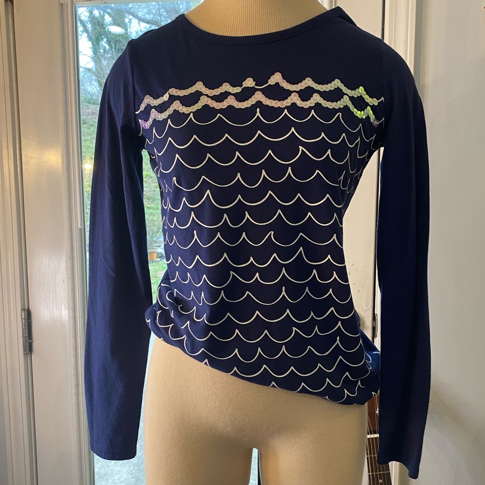 Navy blue jersey